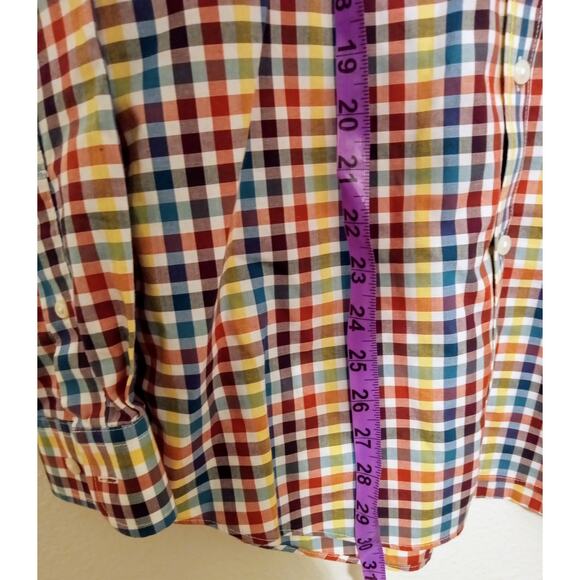 VTG L.L. Bean Men's Long Sleeve Casual Button Down Shirt Plaid RN#71341 SZ M - Picture 5 of 7